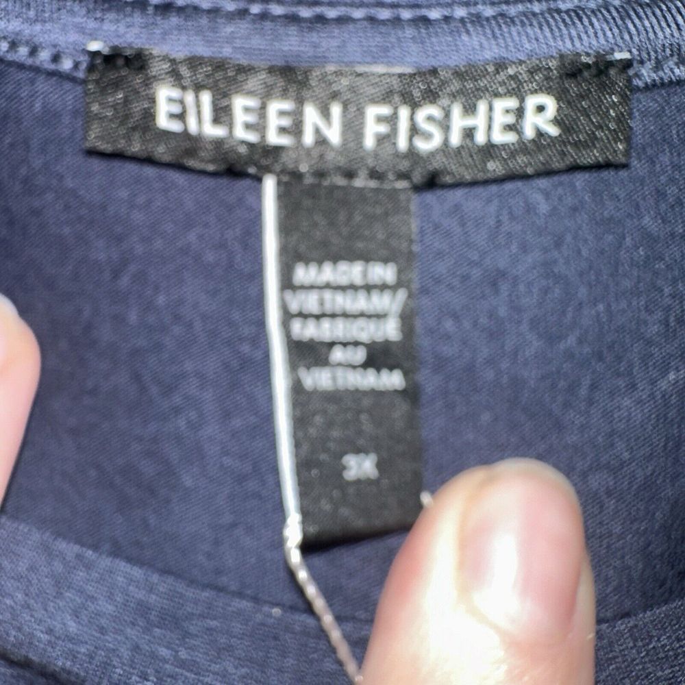 NEW Eileen Fisher Long Sleeve Jersey Shift Dress Crewneck Size‎ 3X - Picture 8 of 10